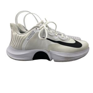 Nike Court Mens 6.5 Tennis Shoe Air Zoom GP Turbo White Black Sneaker ck7513-103